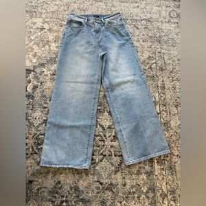 Express Light Blue Flare Jeans